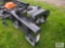 New Wolverine skid steer mounted tree digger with top clamp