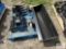 Excavator attachment kit with grading bucket, brake, grapple, and ripper