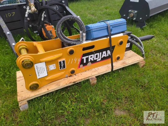 New Trojan excavator hammer