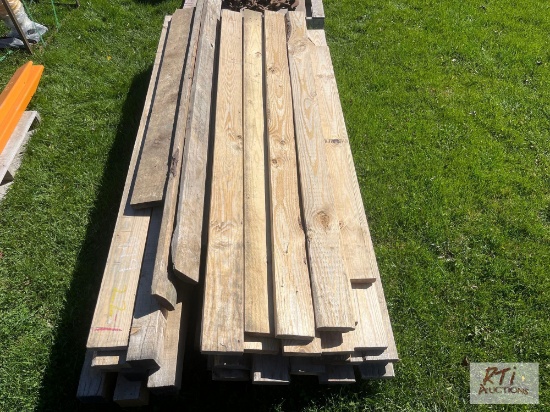 Pallet of 2x6x8 and 4x4x8 lumber