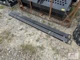 New pair of 8ft pallet fork extensions