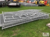 14X 6 x 12 chain link fence panels with feet