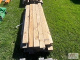 Pallet of 2x6x8 and 4x4x8 lumber