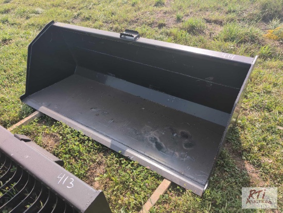 84in high capacity skid steer bucket, new