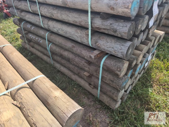 32X 7ft fence posts