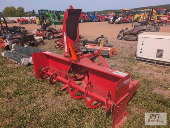 Woods SB84 3pt hitch snowblower, new condition, hydraulic chute