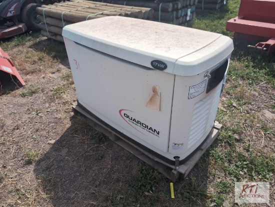 Generac Guardian standby gen set, 17KW