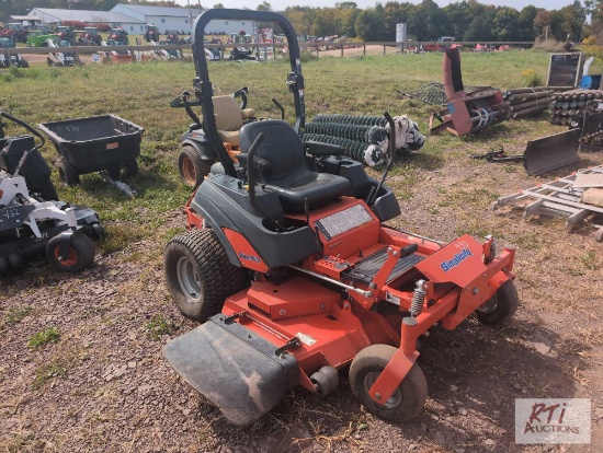 Simplicity 61 in zero turn mower, Briggs 27hp engine, 278 hrs