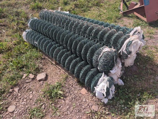 9X 50 ft rolls of chain link fence