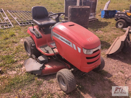 Massey Ferguson lawn tractor with 46in deck, Kohler 23hp engine, 312 hrs