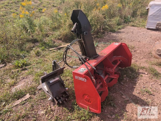4ft Massey Ferguson front mounted snow thrower