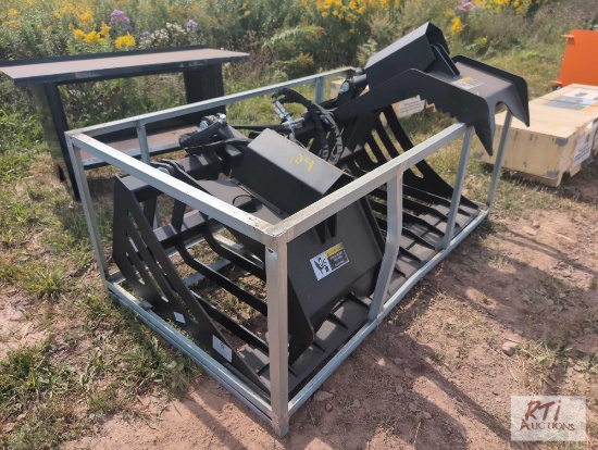New 72 in skid steer rock grapple