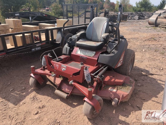 Ferris IS3200 zero turn mower with 72in deck, VanGuard 37hp engine, OilGuard, full suspension, hour