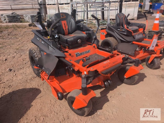 New Bad Boy Rogue 61 in zero turn mower, Kohler engine, 2.6 hrs