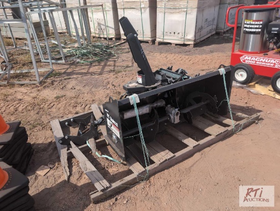 New Bobcat 48in front mounted snowblower with brackets and hardware