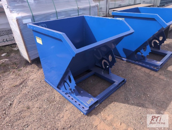 New self tipping dumpster