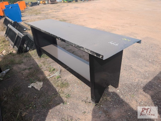New 90in steel table