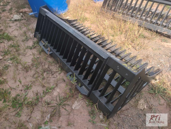 New 66in skid steer rock bucket