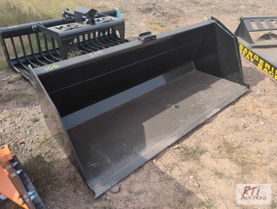 New 7ft high capacity skid steer bucket