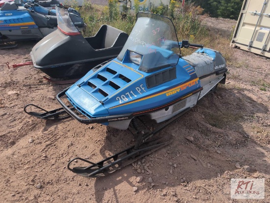 1988 Polaris Indy Sport snowmobile, has transferable registration