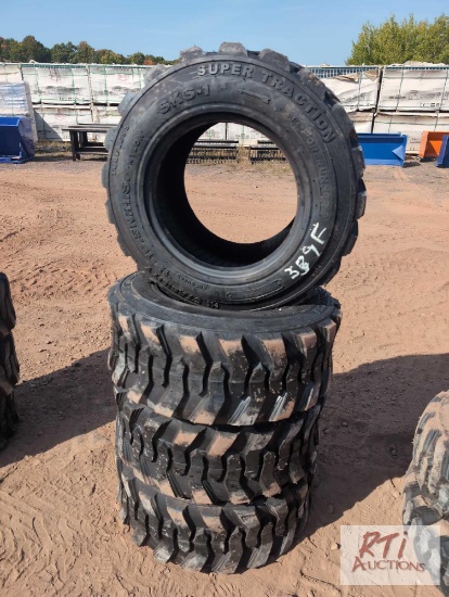 4X 12-16.5 skid loader tires...