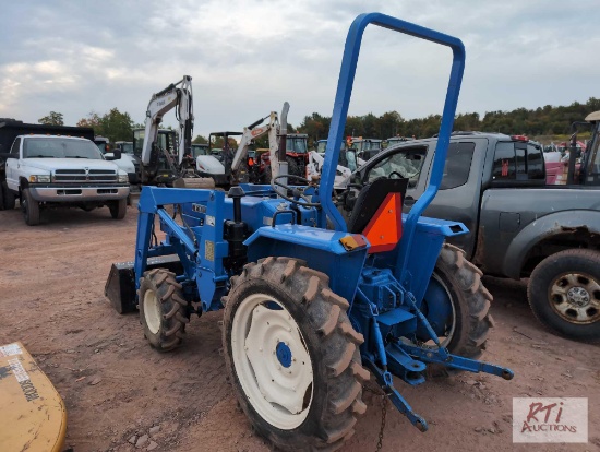 Rhino 4WD diesel compact tractor with loader, 2474 hrs