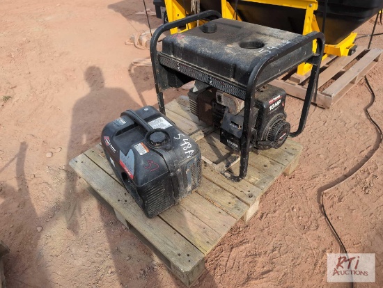 Coleman Powermate 6250 gas generator and Briggs & Stratton G1000M portable generator