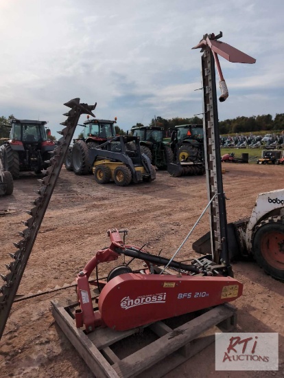 New Enorossi BFS210 3pt hitch sickle bar mower, extra nice bar included