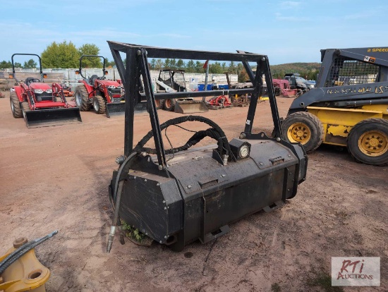 5ft skid steer mounted mulcher in good condition