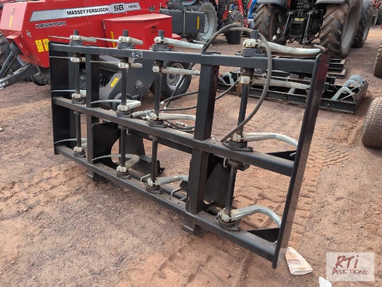 Marcrest BG42 skid loader mount hydraulic bale hook