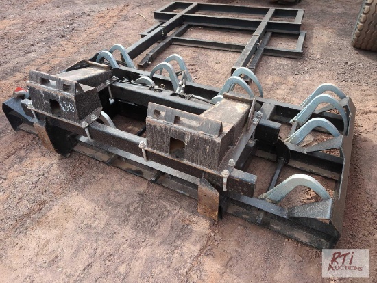 Marcrest BG42 skid loader mount hydraulic bale hook