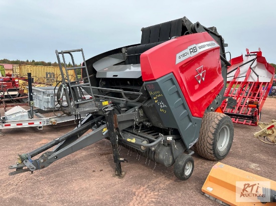 Massey Ferguson RB4180V round baler, Xtra Cut, 5x6 bales, approx 12,000 bales