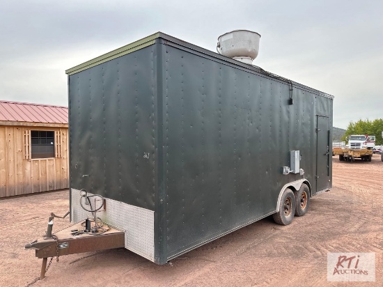 Haulmark 22ft enclosed trailer, set up for food service, includes serving window, stove, hood, deep