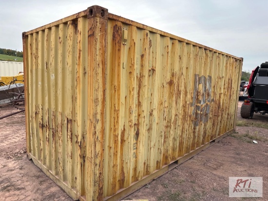 20ft shipping container with barn doors, MEDU2012615