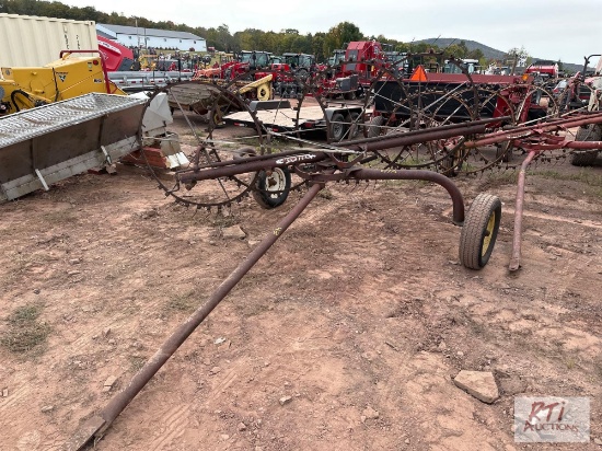 New Idea wheel rake...