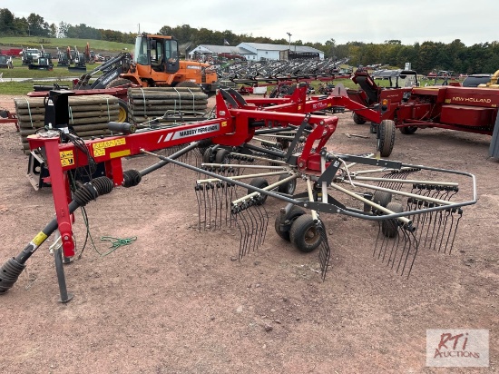 New Massey Ferguson RK 772 SD-TRC tandem hay rake