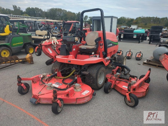 Jacobsen HR5111 wide area mower, 11ft cut, 4WD, hydraulic decks, diesel, 8090 hrs. - Monroe County
