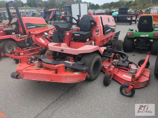 Jacobsen HR5111 wide area mower, 11ft cut, 4WD, hydraulic decks, diesel, 3728 hrs. - Monroe County