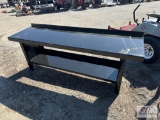 90in painted light duty steel table