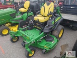 John Deere Z950M commercial zero turn mower, 60in deck, suspension seat, Kawasaki engine, 1079 hrs