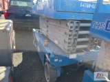 Genie GS-3246 electric scissors lift with platform extension,