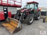 Case 95 tractor with Stoll loader, 4WD, 2 remotes, cab, heat, A/C, 4915 hrs