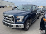 2016 Ford F-150 XLT extended cab pickup, 4WD, PW, PL, A/C, 84,390 miles, VIN: 1FTFX1EF0GFB71489 -