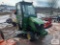 John Deere 1025R 4WD compact tractor with cab, 54in belly mower, 54in snowblower