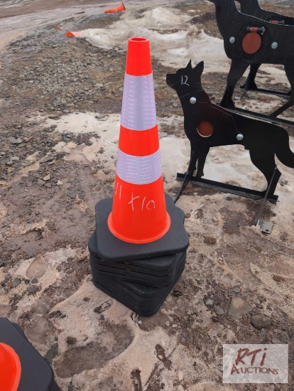 10X New traffic cones