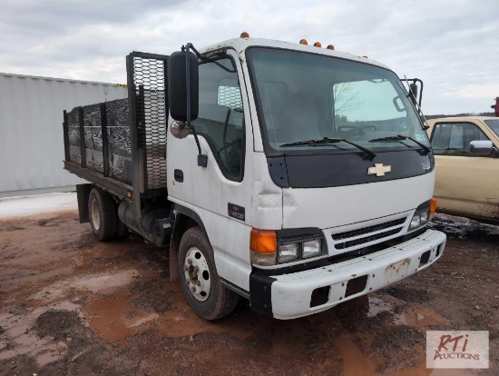 1999 Chevy 4500 stake body dump, diesel, 5 speed manual, 52K, VIN: J8BC4B159X7004287