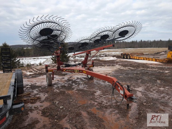 H&S 2112 V wheel rake