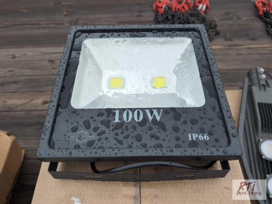 10X 100 watt LED spot lights