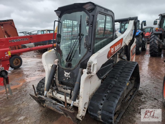 2023 Bobcat T76 track skid loader with cab, Bobtach, joystick controls, 930 hrs., S/N B4CE21263