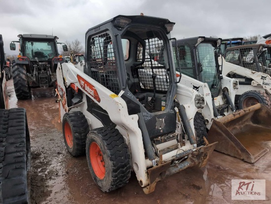 2023 Bobcat S62 skid steer loader, hand and foot controls, Bobtach, 1124 hrs., S/N B4SE20135